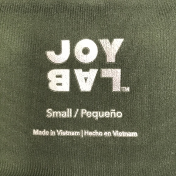 JOYLAB 7/8 Shine & Mesh Pieced Legging Deep Olive - Picture 10 of 13